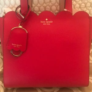Kate Spade Red Mini Mina Magnolia Street Bag NWT
